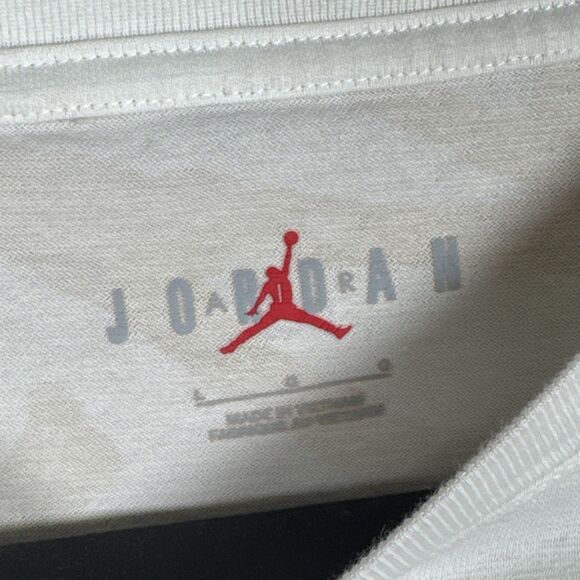 AIR‎ JORDAN PARIS SAINT-GERMAIN WM HERITAGE 85 SS CREW T-SHIRT Sz L - FLAW - Picture 15 of 16